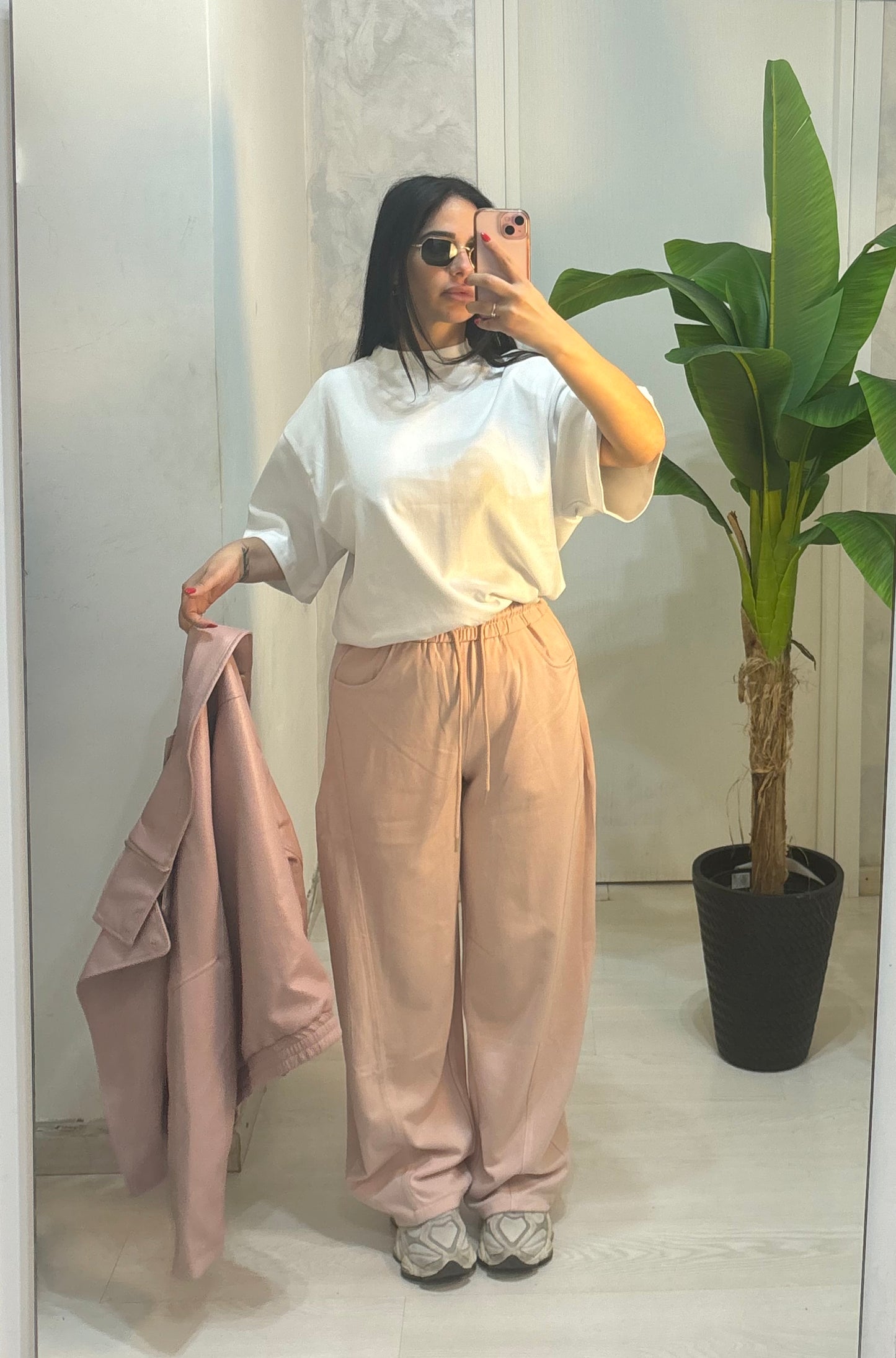 T shirt premium oversize bianca