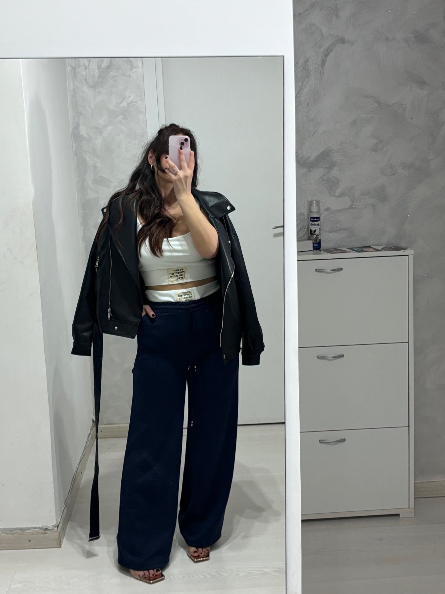 Coordinato tuta boxer blu notte