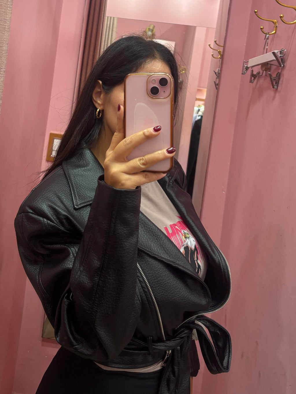 Chiodo CROP nero
