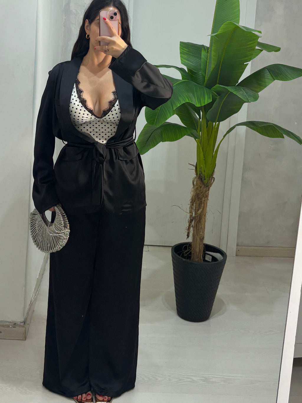 Tailleur in raso
