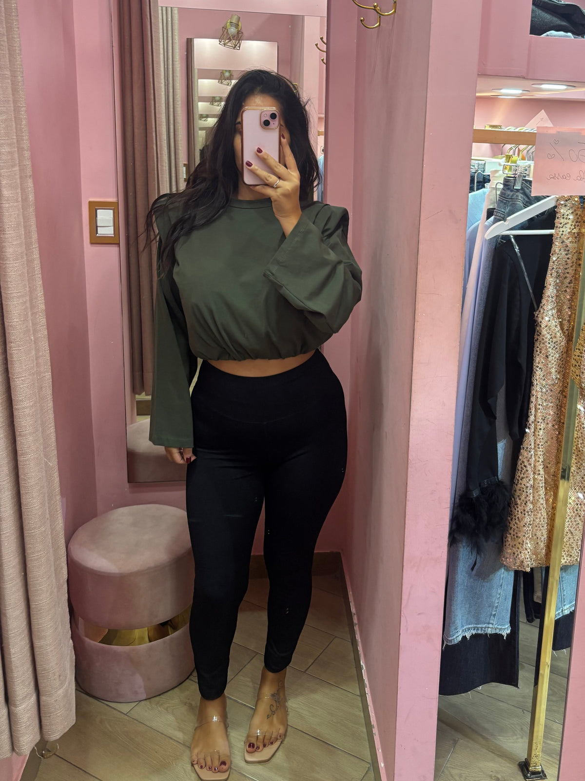 Maglia crop JUST