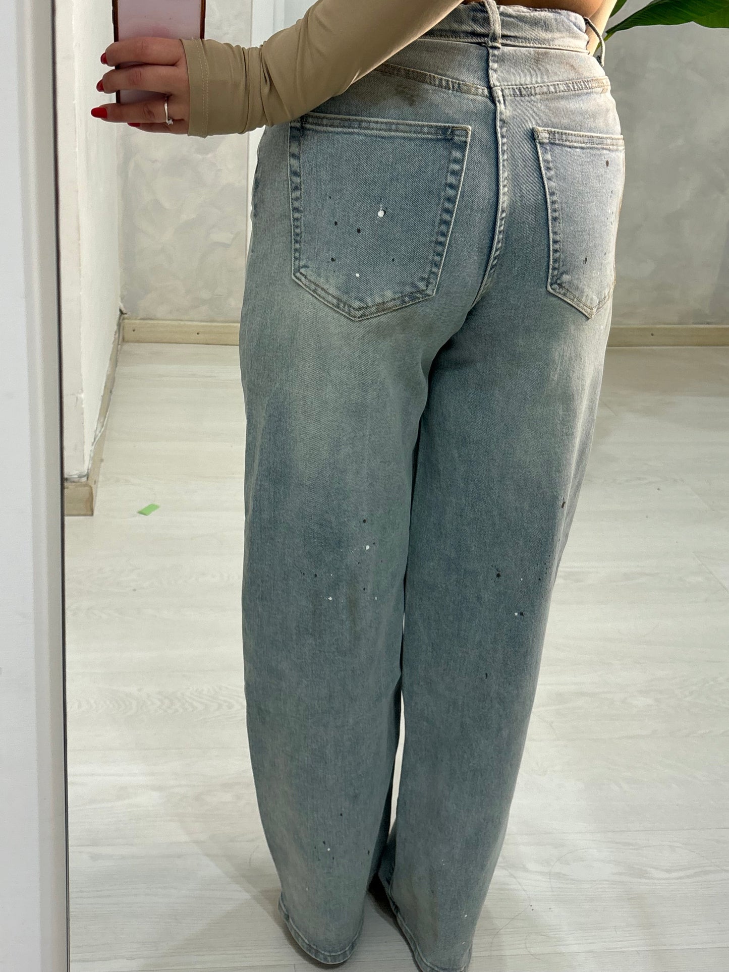 Denim reverse pittura