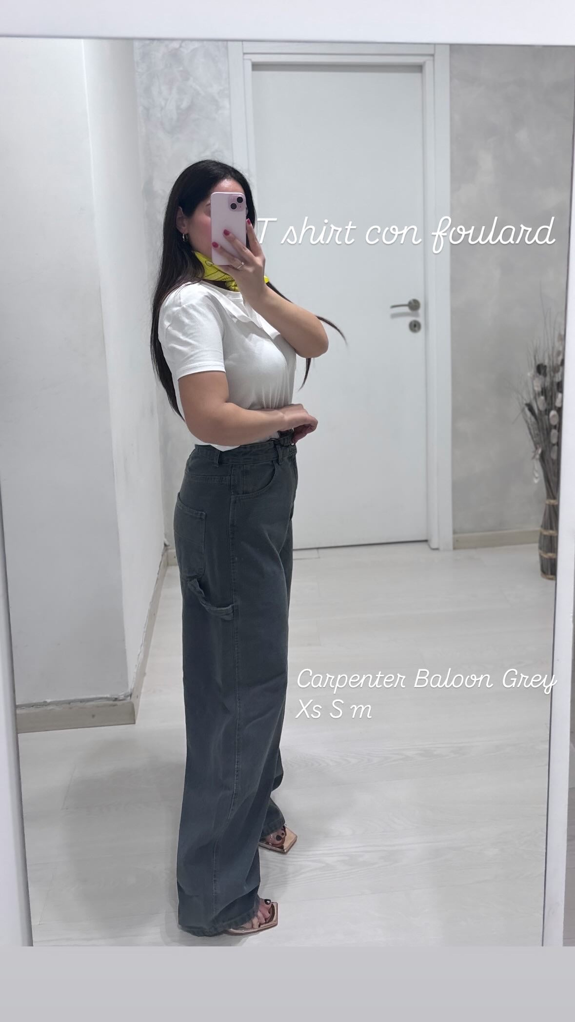 Denim Carpenter Baloon Grey