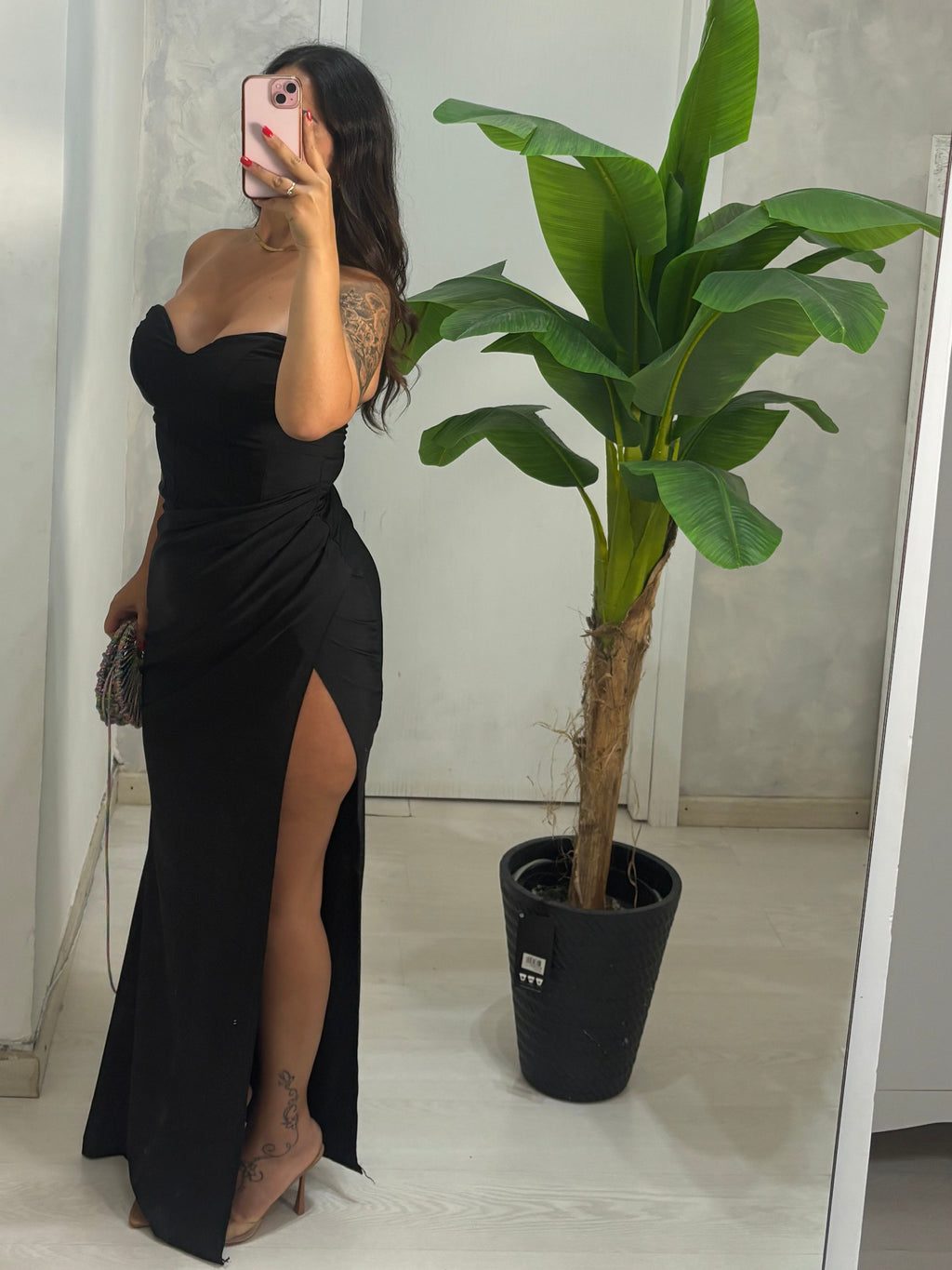 Long dress black