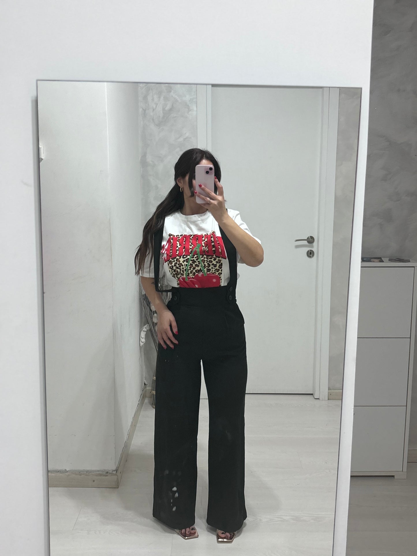 Salopette black