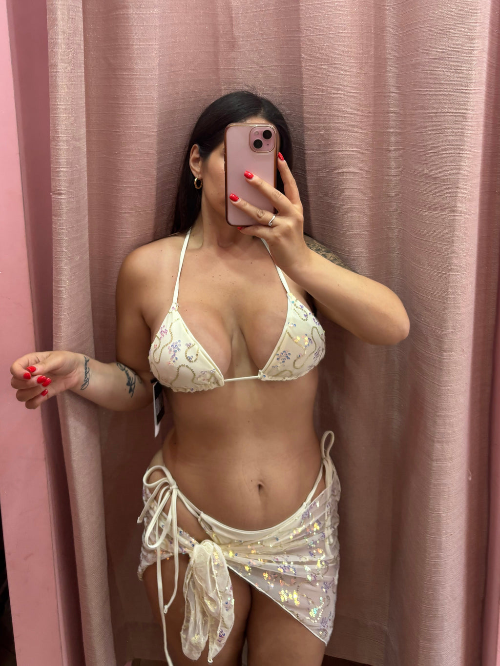 Set costume e gonnellina paillettes