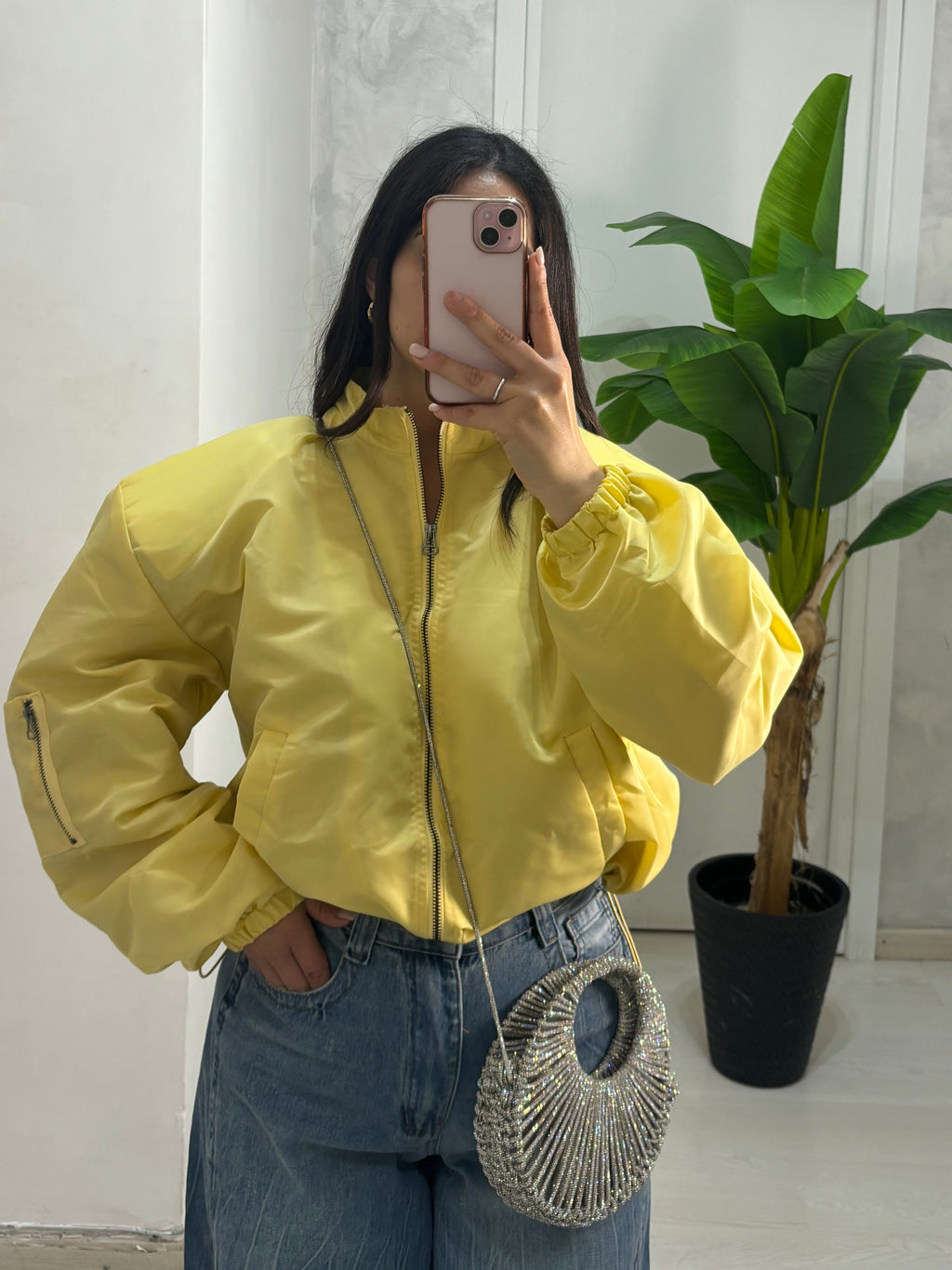 Bomber spallina GIALLO
