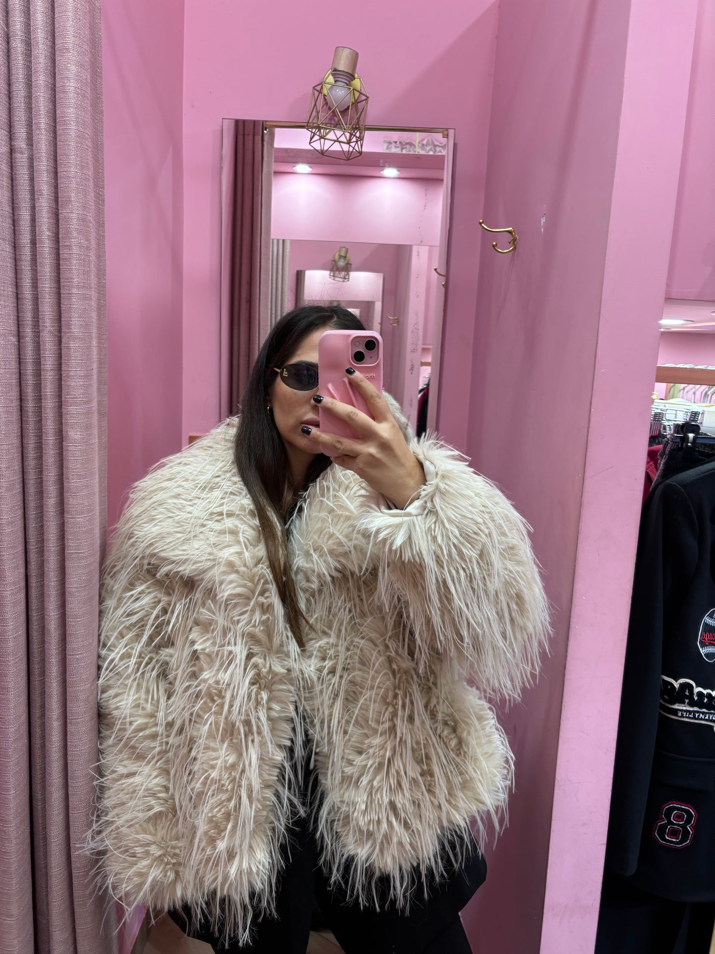 Pelliccia Mongolia Beige