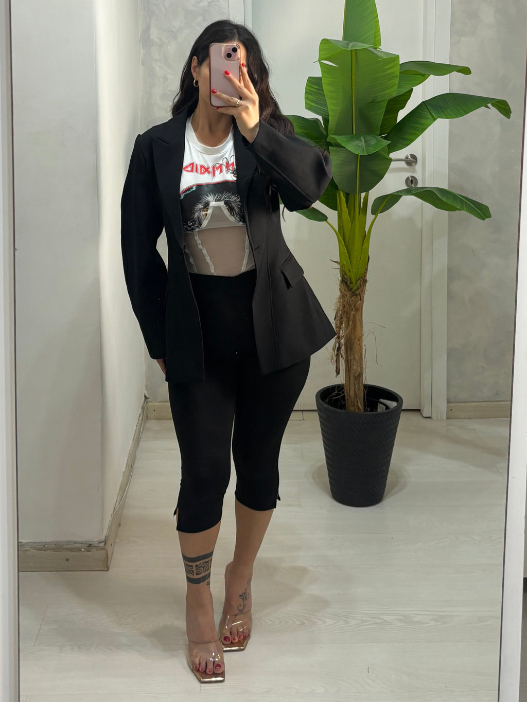 Pinocchietto in lycra black