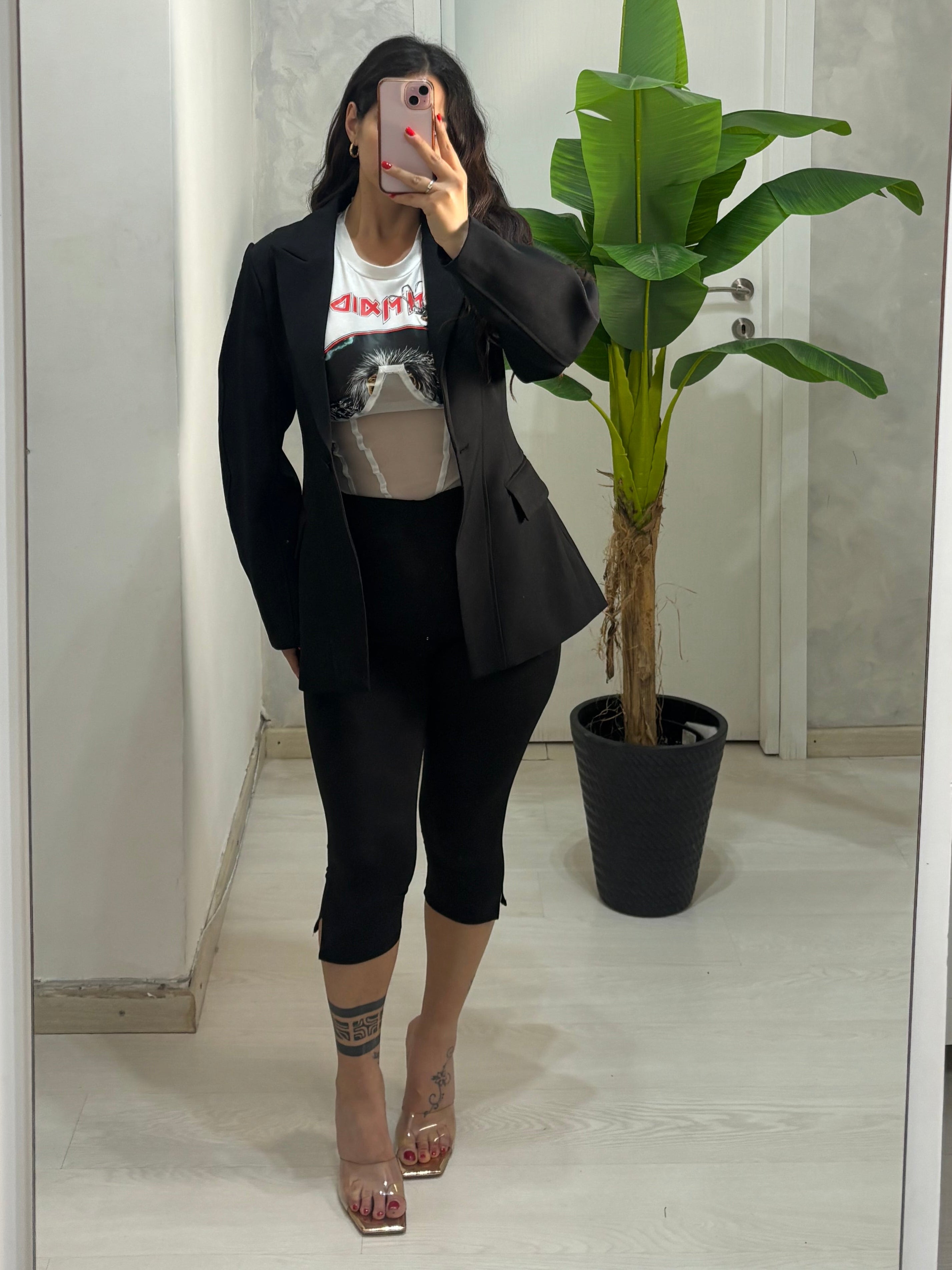Pinocchietto in lycra black