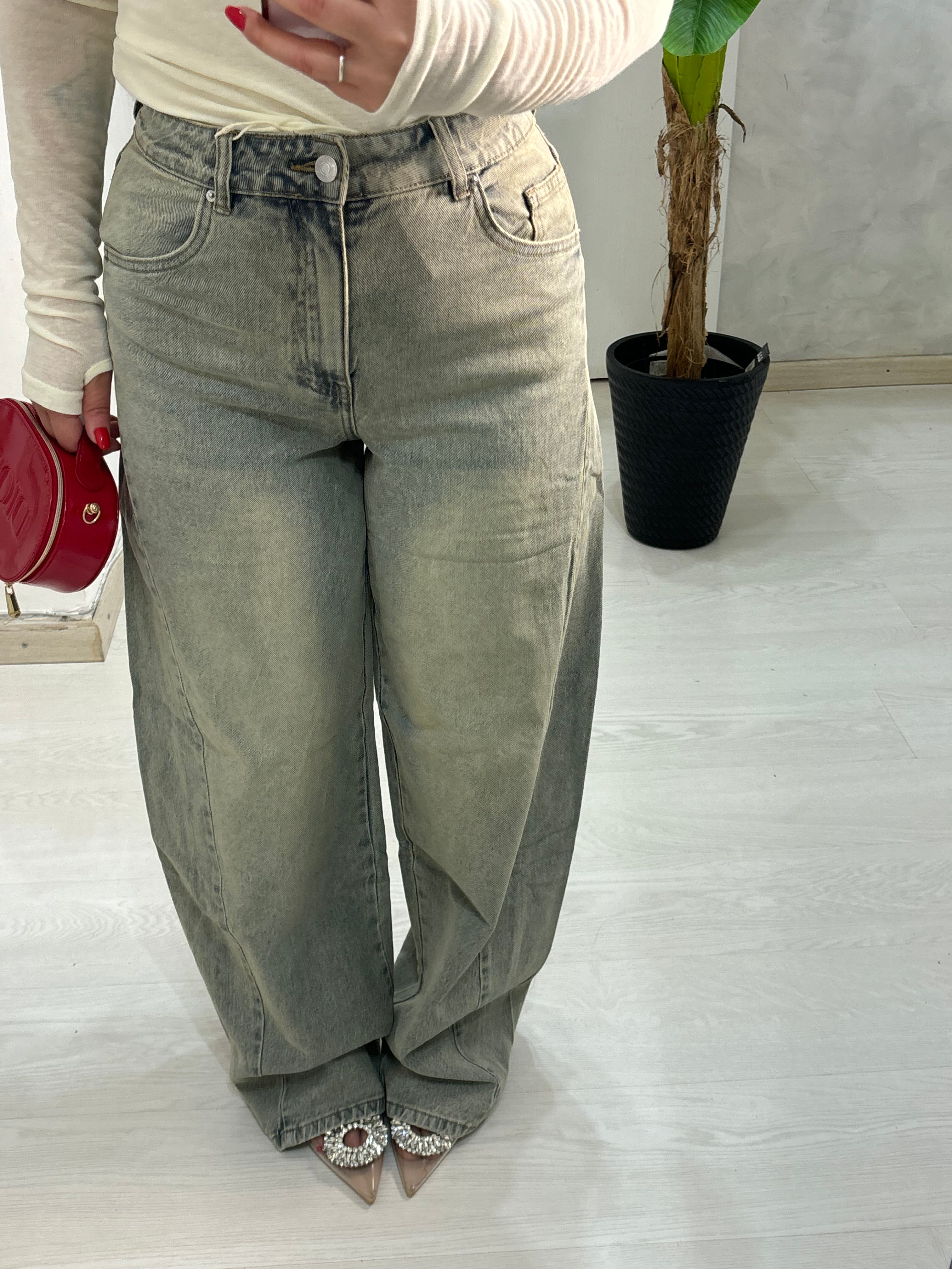 Denim balloon sabbia