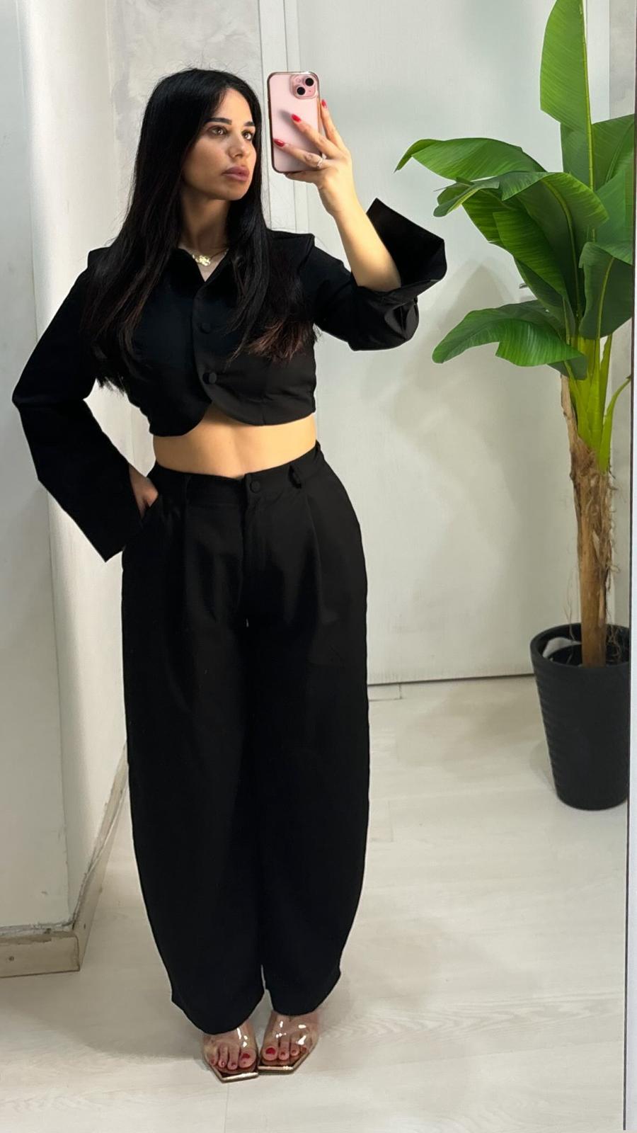 Coordinato cotton BLACK