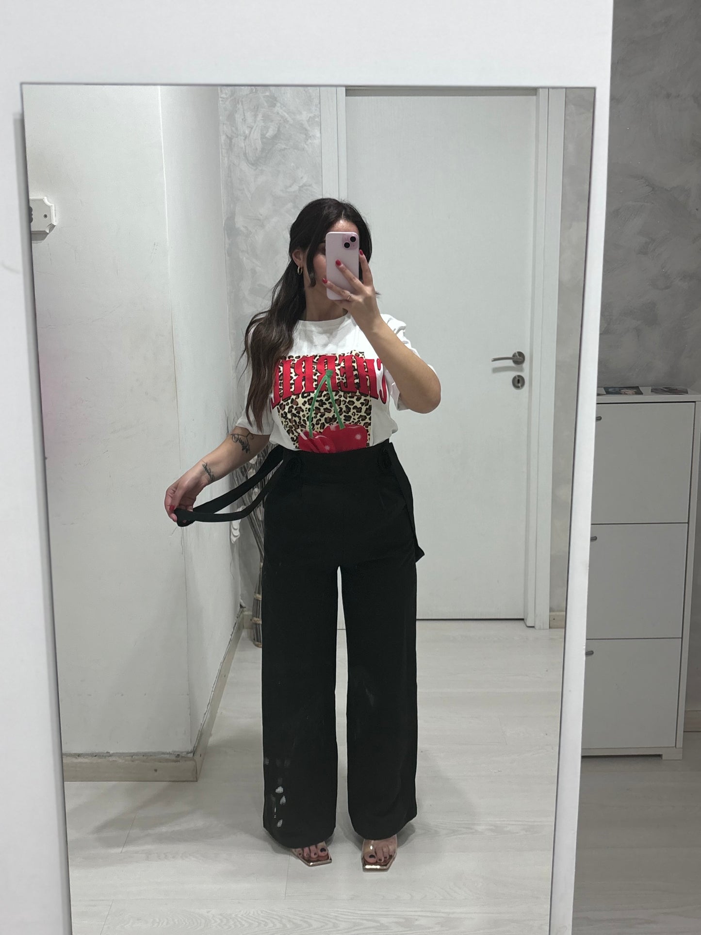 Salopette black