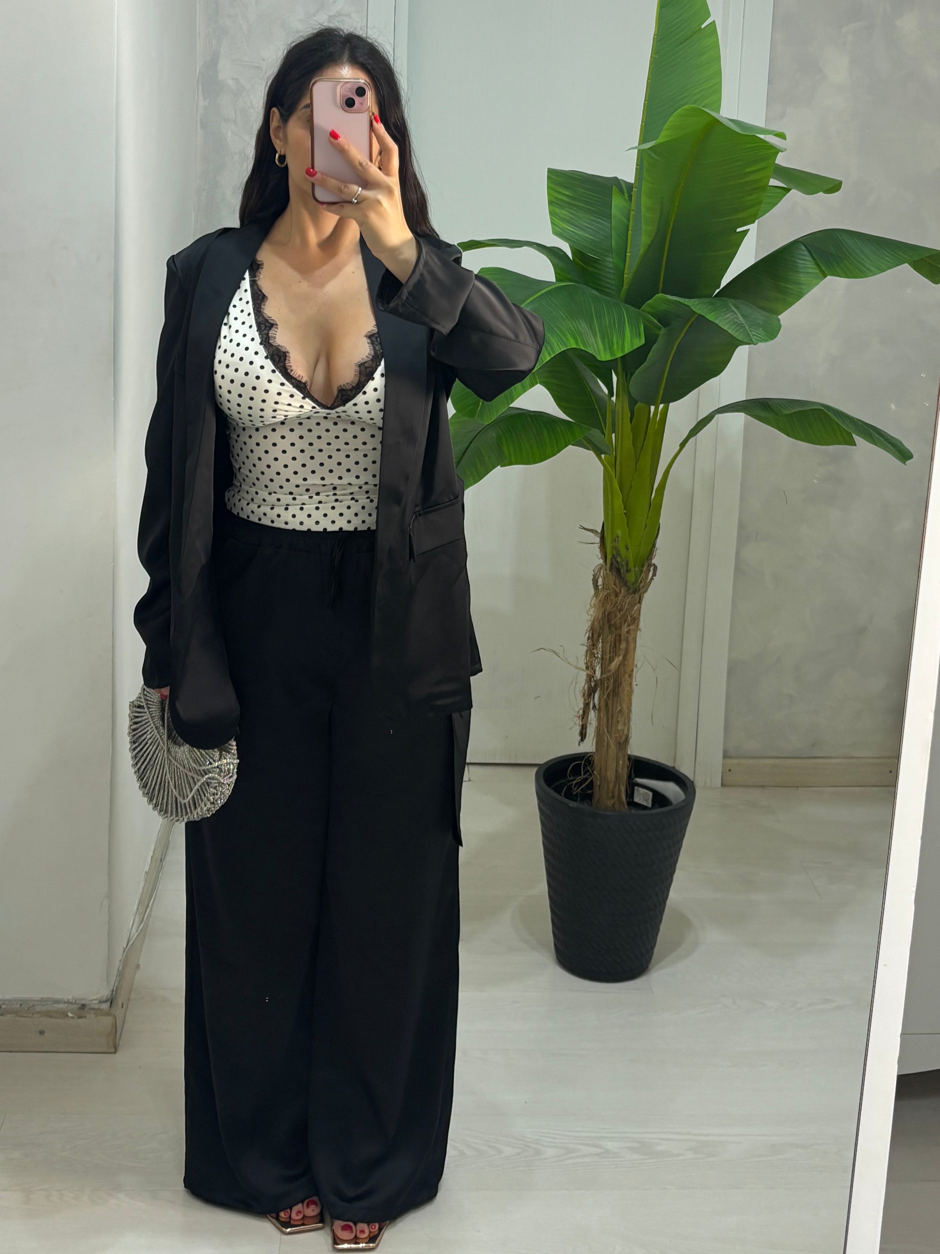 Tailleur in raso