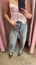 Denim super Shine con cinturino