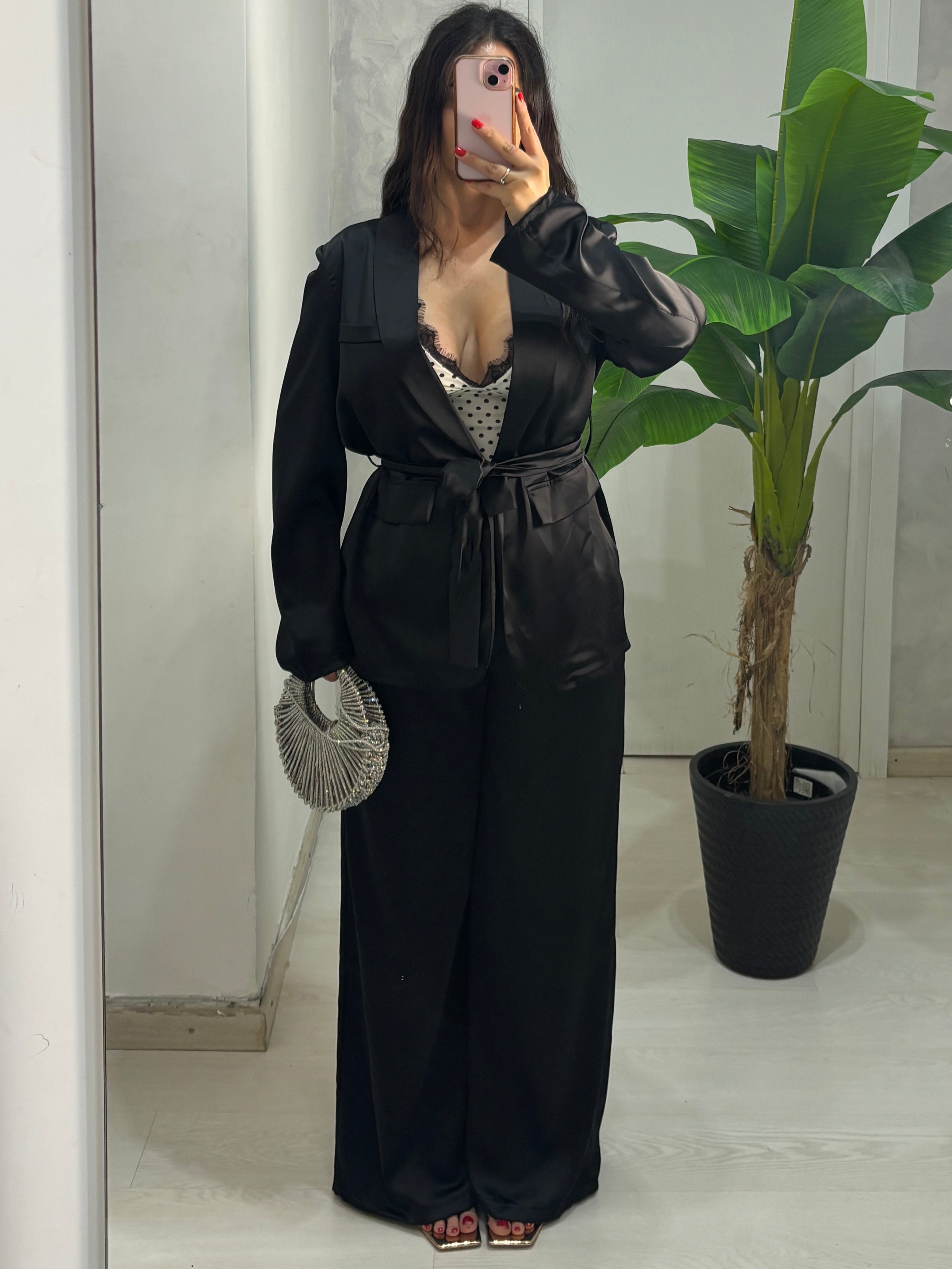 Tailleur in raso
