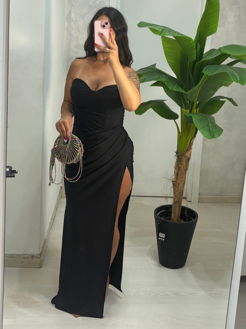 Long dress black