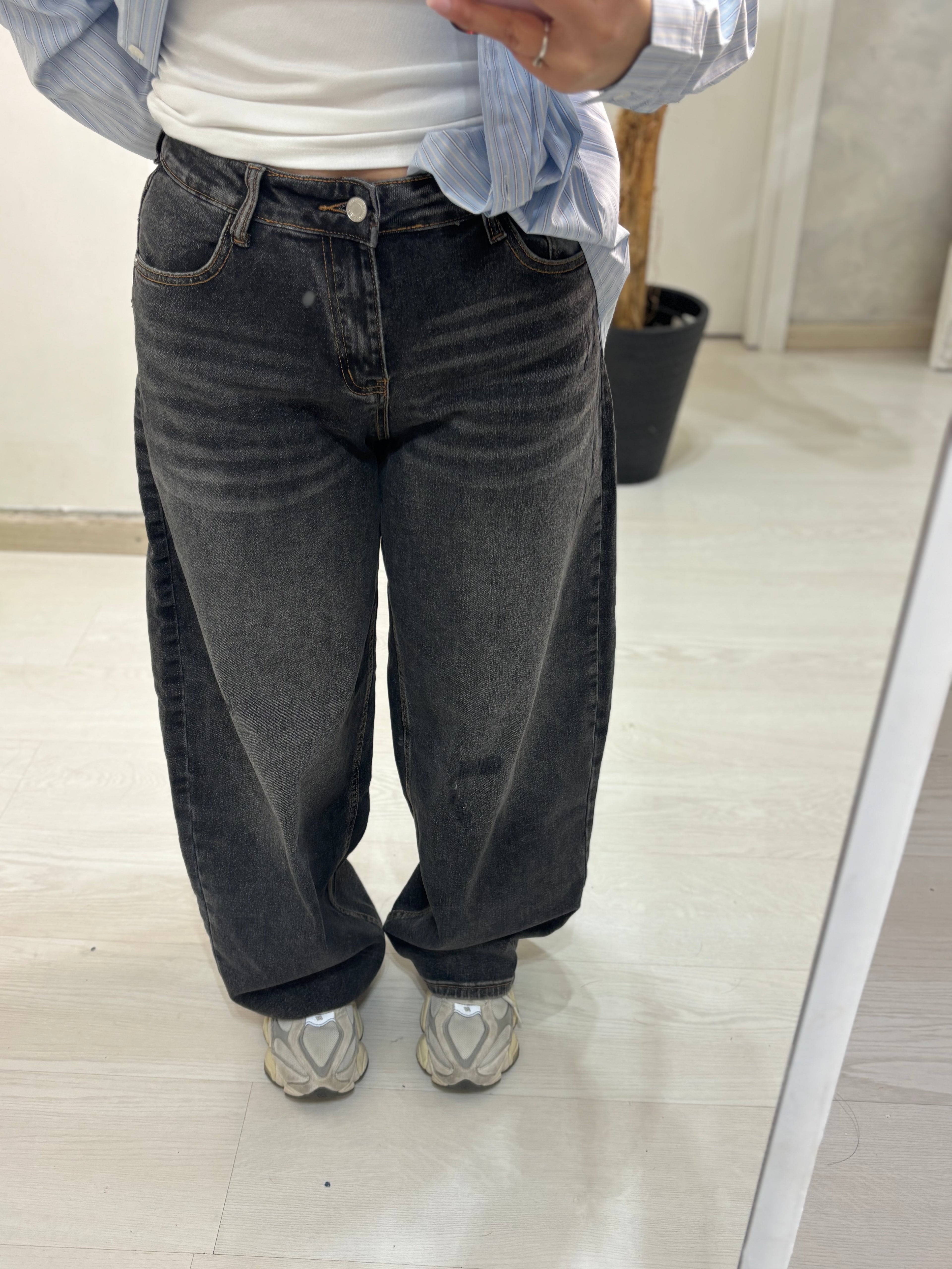 Denim balloon Grey
