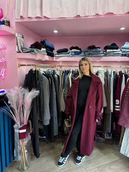 Cappotto bordeaux