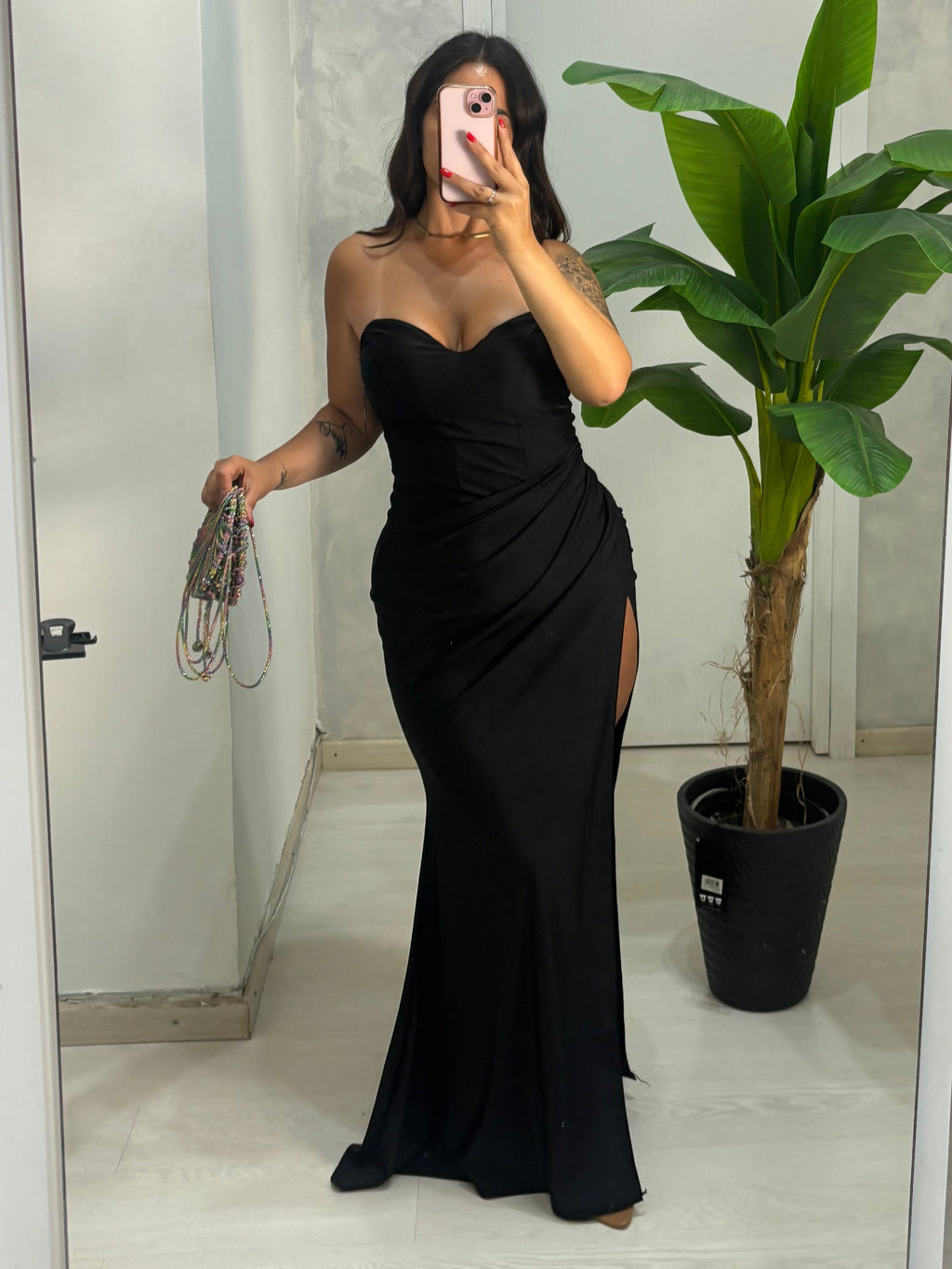 Long dress black