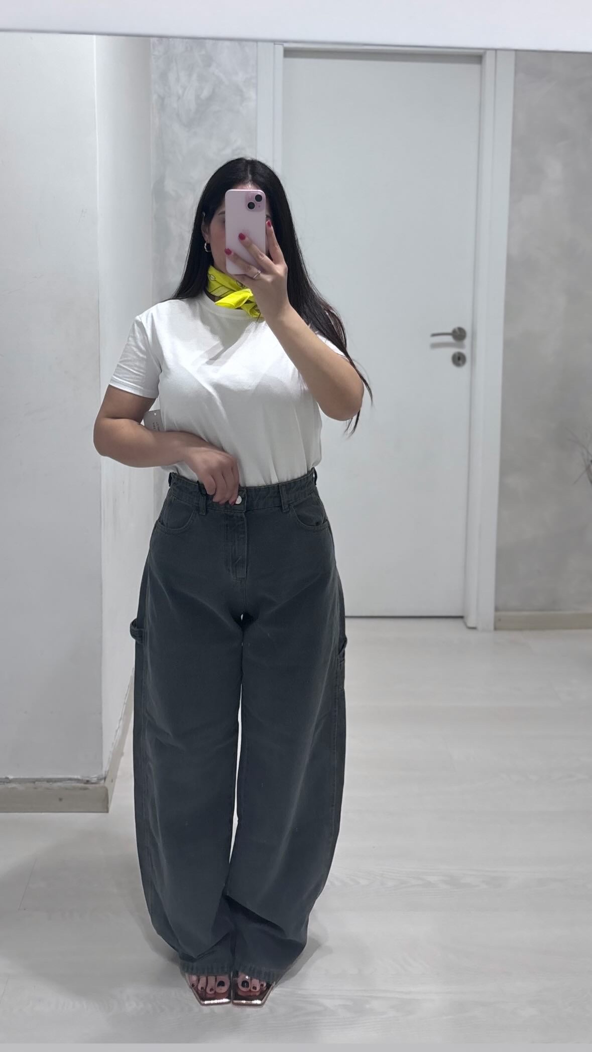 Denim Carpenter Baloon Grey