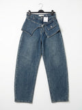 Denim Ballon con bustino
