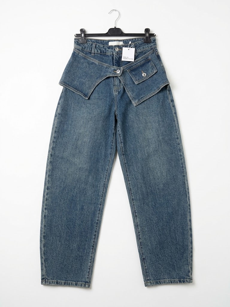 Denim Ballon con bustino